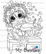 Baldy Sherri Coloring Daisy Img24 Digi Bestie Stamp Instant Doll Do sketch template