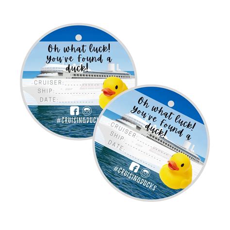 cruising duck tags template