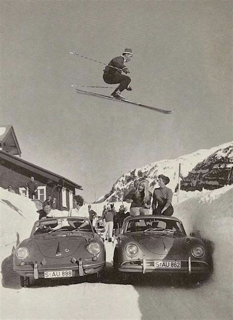 pin by cole gray on porsche classic vintage ski posters
