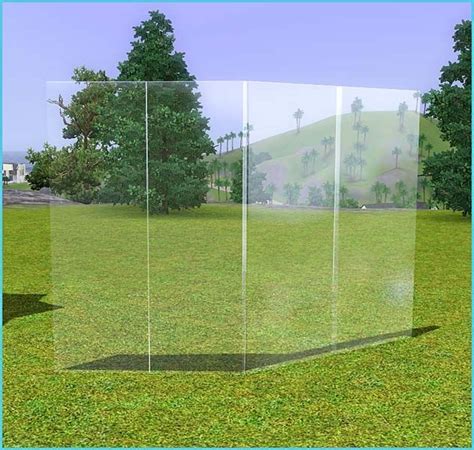 mod  sims  improved thicker transparent wall  sims sims cc