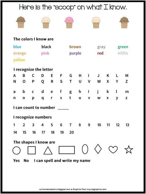 printable preschool assessment form artofit