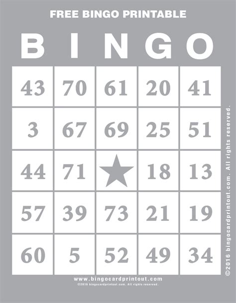 bingo printable bingocardprintoutcom
