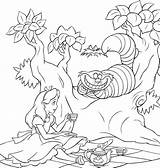 Im Ausmalbilder Wunderland Maravilhas Cheshire Ausmalbild Leukvoorkids Piquenique Malvorlagen Tudodesenhos Coloringpages Sorrindo sketch template