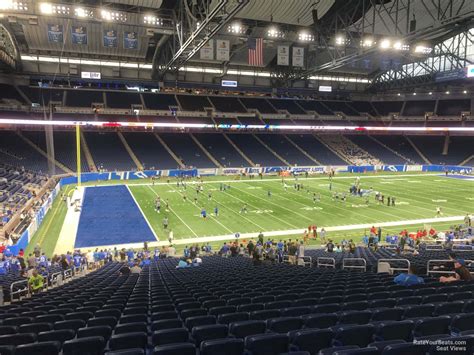 section   ford field detroit lions rateyourseatscom