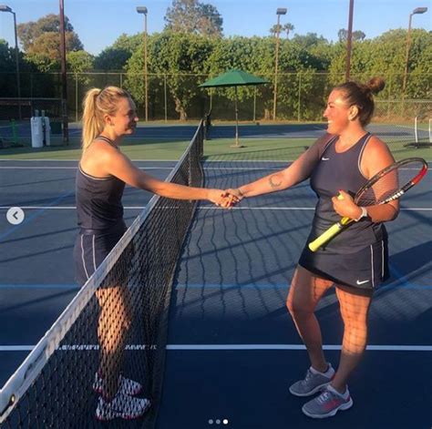 Kaley Cuoco Stuns In Tiny Tennis Skirt With A Massive Twist