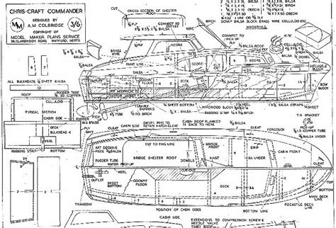 chris craft commander plans aerofred   model airplane plans