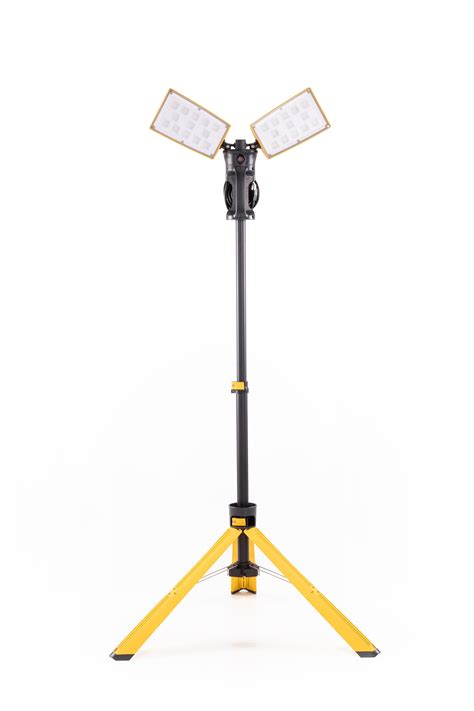 lutec peri pro  lm   portable led work light  dual rotating heads telescopic