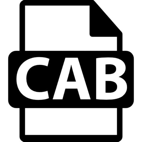 cab datei format symbol  der kostenlosen icons