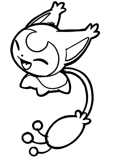 skitty pokemon coloring page
