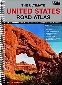ultimate united states road atlas hema  amazoncom