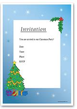 printable christmas party invitation  templates  printablecom