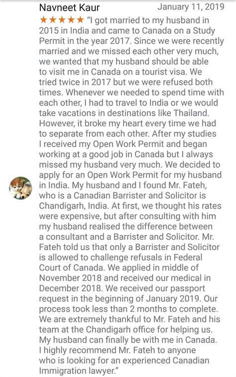 spouse visa fateh law corporation
