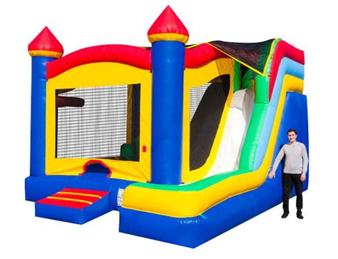 castle    combo inflatable jump house kicks  giggles usa
