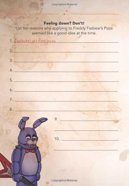 Five Nights At Freddy S Survival Logbook Full Preview Five Nights