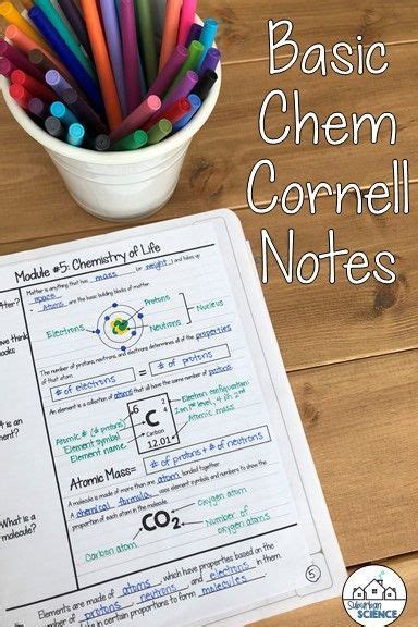 cornell notes  biology chemistry  life matter atoms