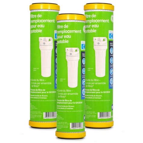 Ge Fxulc 3pk Sediment And Carbon Water Filters