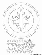 Nhl Coloriage Lnh Jets Winnipeg sketch template