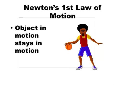 newtons st law  motion powerpoint    id