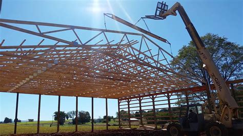setting  foot trusses   youtube