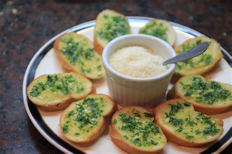 classic garlic parsley bread dish  dish