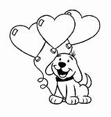 Coloring Pages Cute Heart Autism Puppy Balloons Balloon Drawing Sheets Print Printable Kids Color Clipart Getdrawings Library Getcolorings Popular Coloringfolder sketch template