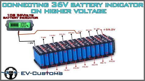 connect   bike battery indicator  higher voltage battery pack    youtube