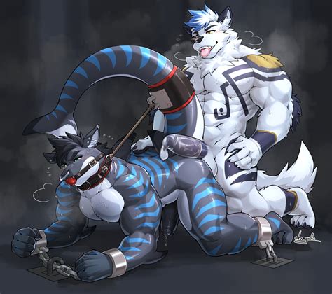 rule 34 5 fingers abs all fours ankle cuffs anthro ball