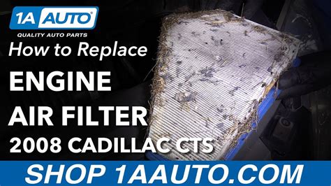 replace air filter   cadillac cts  auto