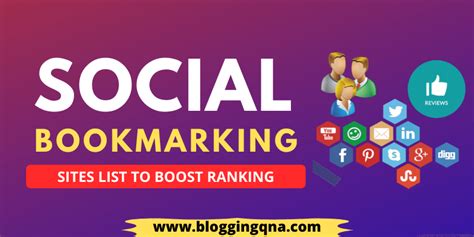 best 99 high da social bookmarking sites list