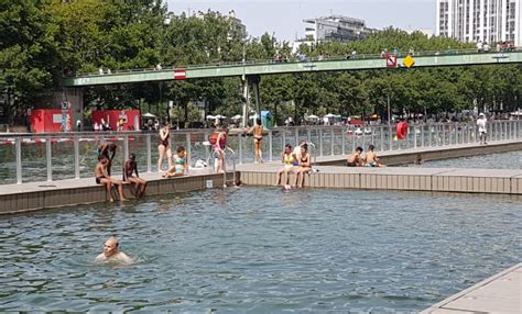 paris canal pool closed due to unsatisfactory water quality the local
