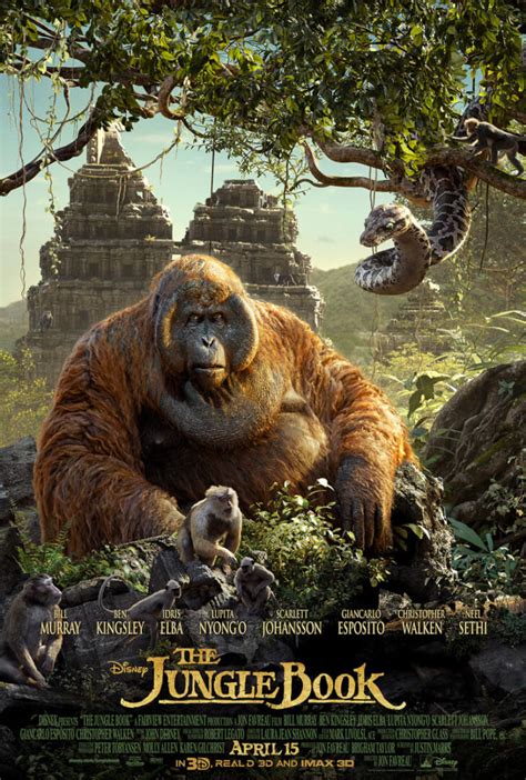 Disney Reveals The Jungle Book Triptych Movie Poster