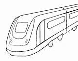 Speed High Rail Coloring Coloringcrew sketch template