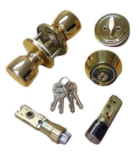 brass combination door lock set  mobile home manufactured housing