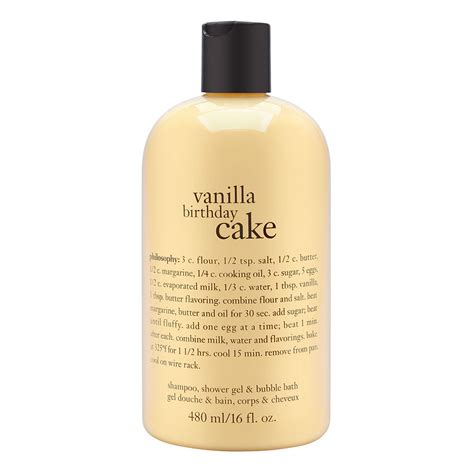 philosophy vanilla birthday cake 16 0 oz shampoo shower