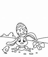 Easter Chick Coloring Pages Bunny Printable Admires Decoration sketch template