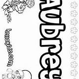 Aubrey Coloring Pages Sheets Ashlyn Hellokids Audra Athena Name sketch template