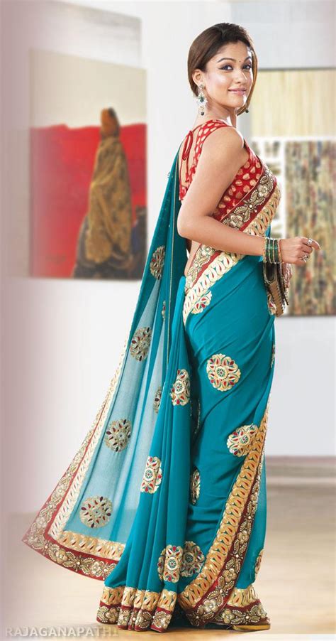 actress nayanthara wearing saree latest photos gateway to world cinema