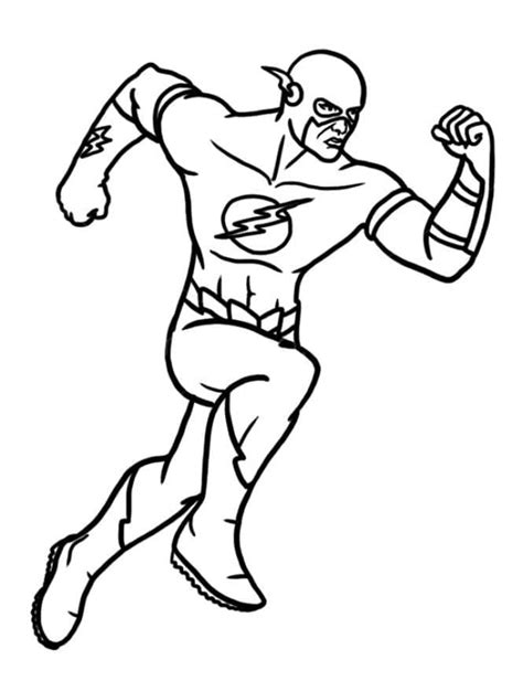 flash coloring pages coloringpagesonlycom