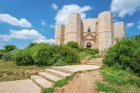 Castel Del Monte Famous Fortress In Apulia Southern