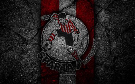 wallpapers  sparta rotterdam fc logo eredivisie soccer grunge holland football