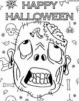 Halloween Coloring Pages Printable Zombie Pumpkin Wonder sketch template
