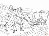 Elisha Elijah Bible Pages Prophet Widow Chooses Sunday Supercoloring Christianity sketch template