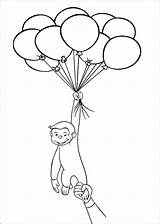 Coloring Curious George Pages Printable Print sketch template