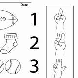 Numbers Asl Lesson sketch template