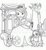 Coloring Pages Sofia First Princess Kids Girls Mermaid Disney Printable Print Sheets Bestcoloringpagesforkids sketch template