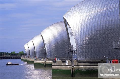 thames barrier london england united stock photo