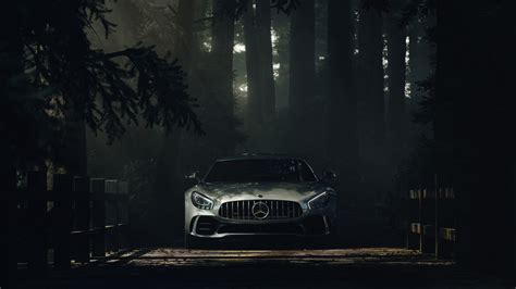 1920x1080 Mercedes Benz Amg Gt Forest Laptop Full Hd 1080p