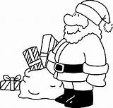 Coloring Pages Santa Colouring Christmas Color Printable Kids Sheet Preschoolers sketch template