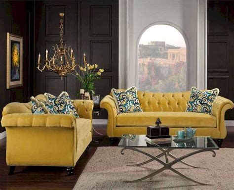 beautiful yellow sofa  living room decor ideas yellow living
