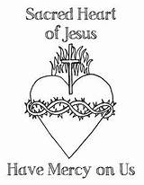 Sacred Jesus Heart Mercy Coloring Pages Prayer Kids Anima Cards Year Christi Mary Printables Catholic Immaculate Printable Look Resources Crafts sketch template